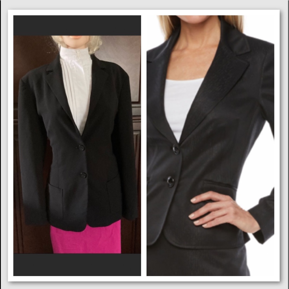 Jones New York Black Blazer Kacket Size 12